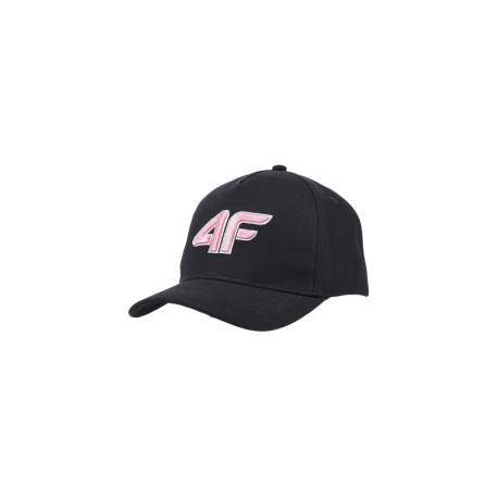 Dívčí kšiltovka 4F JUNIOR-BASEBALL CAP-4FJWSS24ACABF246-21S-BLACK