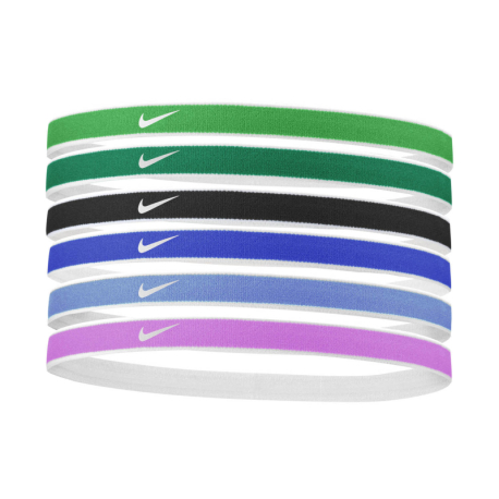 Čelenka NIKE-SWOOSH HEADBANDS 6PK SG/MA/WH