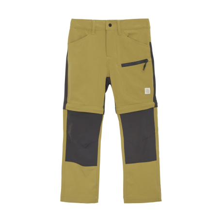 Chlapecké turistické kalhoty COLOR KIDS-Soft Pants Stretch W. Zip Off, fennel seed