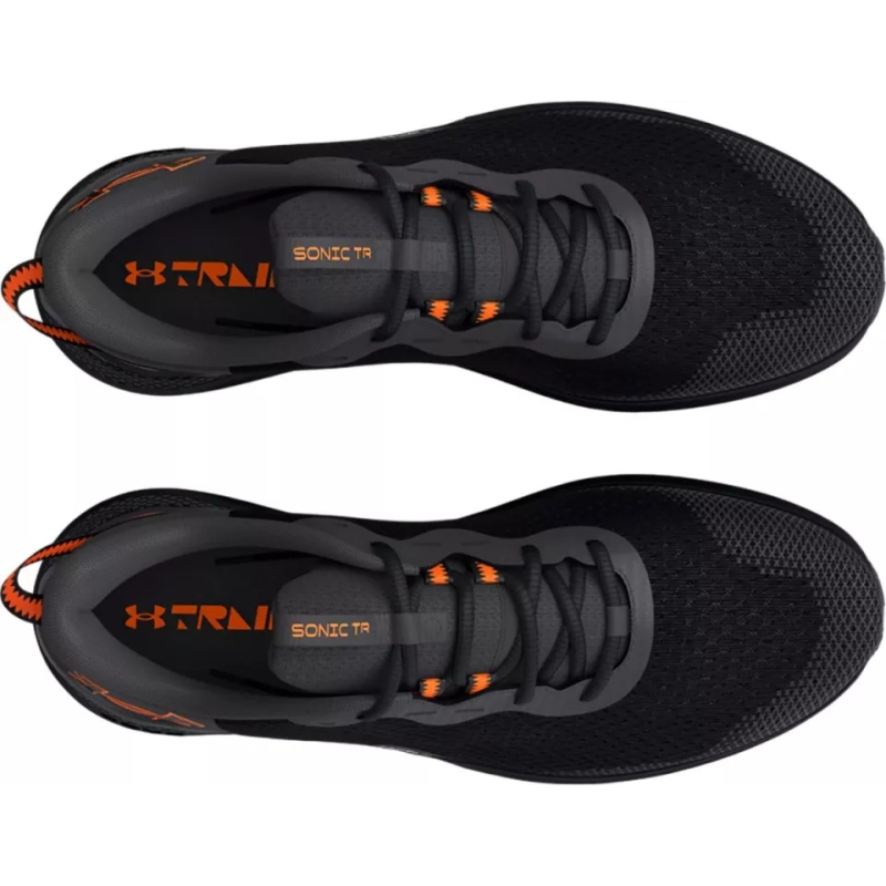 Pánská běžecká trailová obuv UNDER ARMOUR-UA U Sonic TR black/castlerock/atomic - 