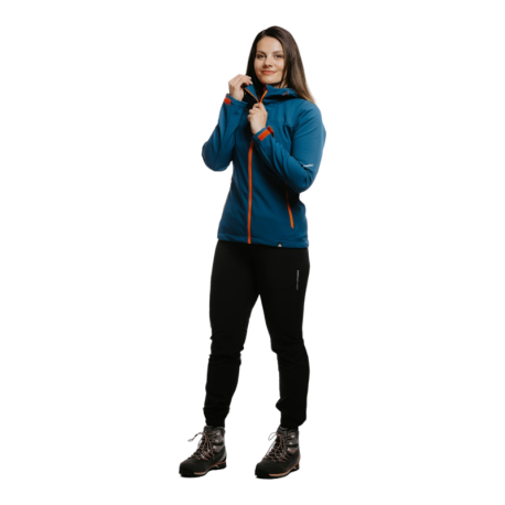 Dámská turistická softshellová bunda NORTHFINDER-PATTY-526-inkblue