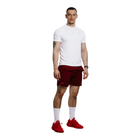 Pánské tréninkové tričko s krátkým rukávem UNDER ARMOUR-UA Tech Reflective SS-WHT