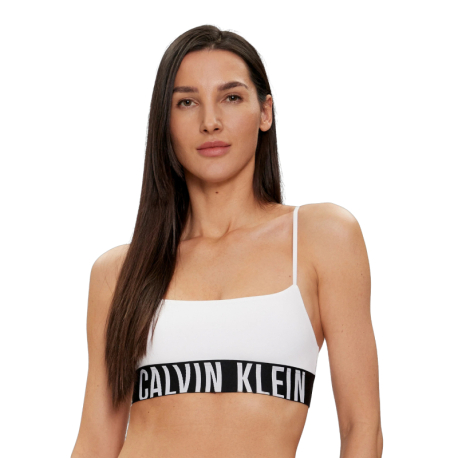 Dámská podprsenka CALVIN KLEIN-UNLINED BRALETTE-WHITE