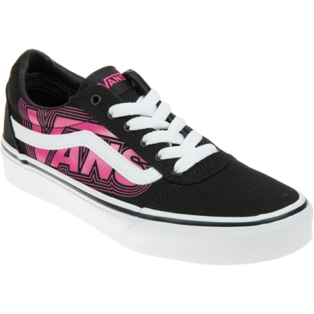 Dívčí rekreační obuv VANS-MY Ward Glow Vans Neon pink/black