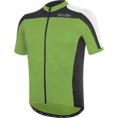 Pánský cyklistický dres s krátkým rukávem RH+-Space Jersey, grass green/black/white