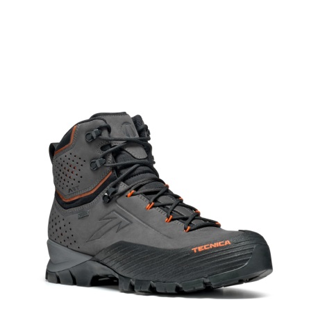 Pánska vysoká turistická celokožená obuv TECNICA-Forge 2.0 GTX Ms, deep grey/ultra orange