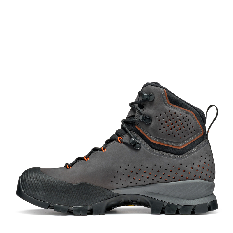 Pánska vysoká turistická celokožená obuv TECNICA-Forge 2.0 GTX Ms, deep grey/ultra orange - 