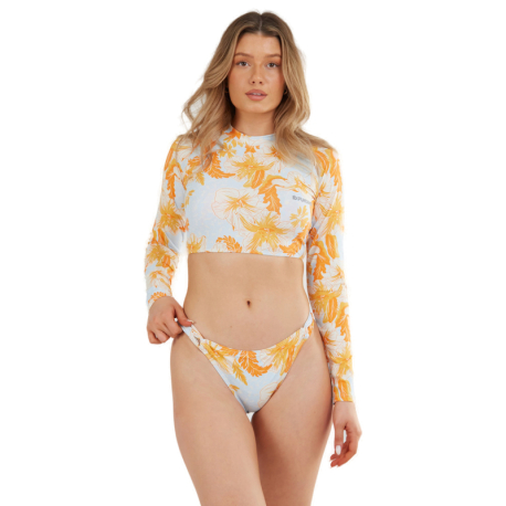 Dámské tričko ke koupání FUNDANGO-Amelia Surf Top-265-soft orange