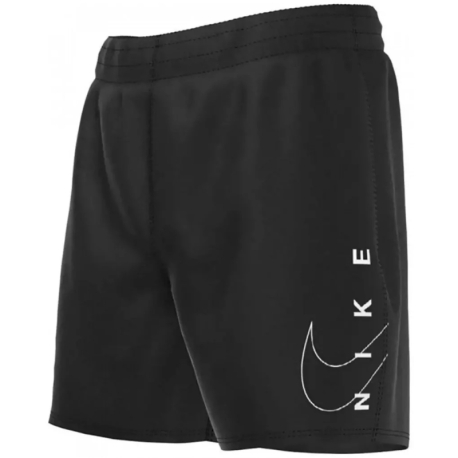 Chlapecké plavky NIKE SWIM-Split Logo Lap 4 inch -001-Black