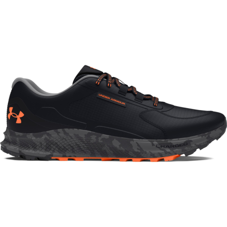 Pánska bežecká trailová obuv UNDER ARMOUR-UA Bandit TR 3 black/black/orange blast