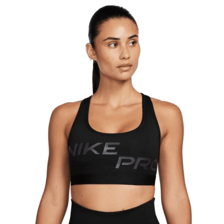 Dámská tréninková sportovní podprsenka NIKE PRO-W   DF SWSH LGT SPT GRX BRA-FN2749-010-black