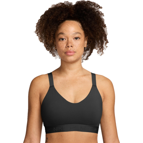 Dámská tréninková sportovní podprsenka NIKE-W NK DF INDY MED SPT BRA-FD1065-010-black