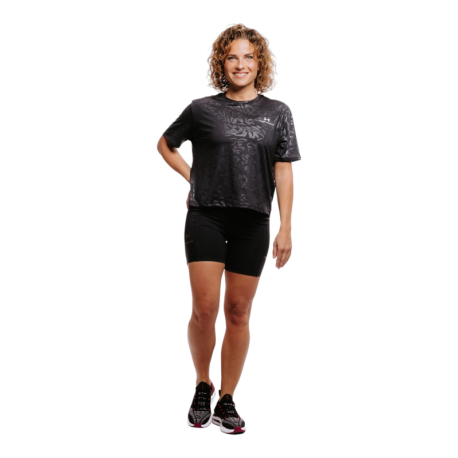 Dámské tréninkové kraťasy UNDER ARMOUR-UA Fly Fast 6 Short-BLK