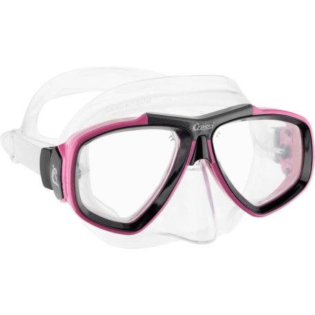 Potápěčská maska CRESSI-FOCUS MASK SIL CLEAR/FRAME PINK