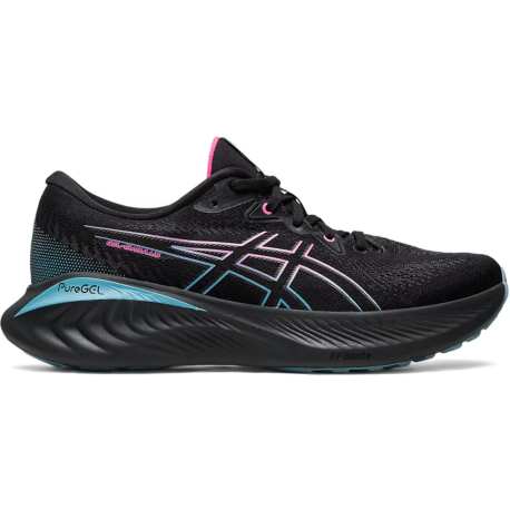 Dámská běžecká obuv ASICS-Gel Cumulus 25 GTX black/hot pink