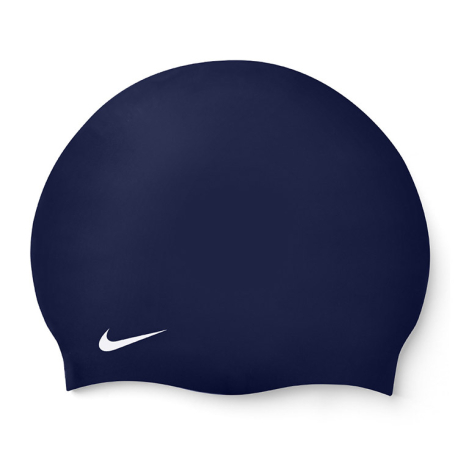 Plavecká čepice NIKE SWIM-SOLID SILICONE CAP MIDNIGHT NAVY