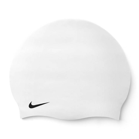 Plavecká čepice NIKE SWIM-SOLID SILICONE CAP WHITE