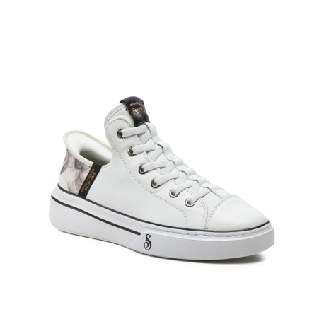 Pánská vycházková obuv SKECHERS-Snoop Dogg  Slip-Ins white
