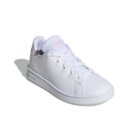 Dívčí rekreační obuv ADIDAS-Advantage Court Jr cloud white/clear pink/clear pink