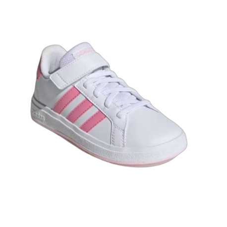 Dívčí rekreační obuv ADIDAS-Grand Court 2.0 K cloud white/bliss pink/clear pink