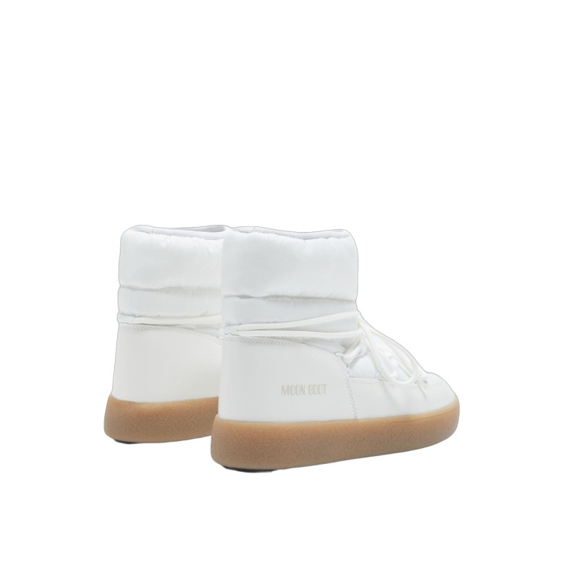 Dámské kotníkové zimní boty MOON BOOT-LTRACK LOW NYLON WP, 002 white - 