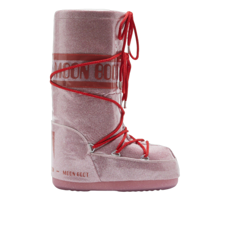 Vysoké zimní boty MOON BOOT-ICON GLITTER, 003 pink