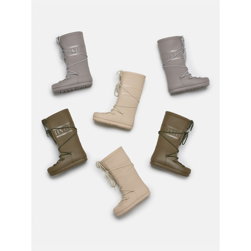 Dámské holínky MOON BOOT-RAIN BOOTS HIGH, 005 khaki - 