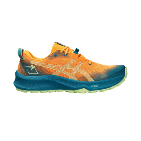 Pánská běžecká trailová obuv ASICS-Gel Trabuco 12 stadium orange/cool matcha