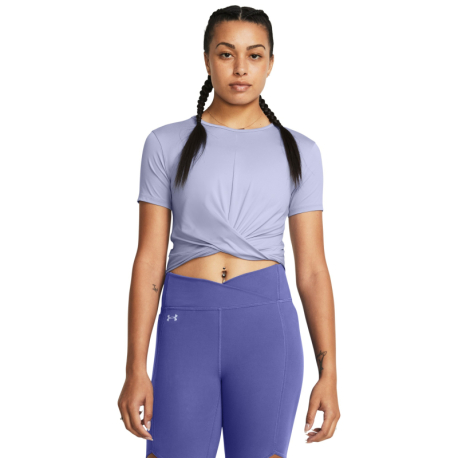 Dámské tréninkové triko s krátkým rukávem UNDER ARMOUR-Motion Crossover Crop SS-PPL