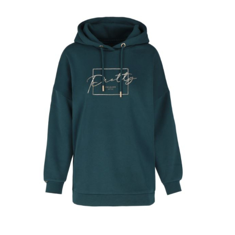 Dámská zateplená mikina s kapucí VOLCANO-B-FUNDY-603-TURQUOISE