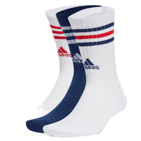 Ponožky ADIDAS-3 PACK-SPW CRW-WHITE/NAVBLU/WHITE/B