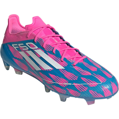 Pánské fotbalové kopačky outdoorové ADIDAS-F50 Elite M FG solar blue/cloud white/solar pink