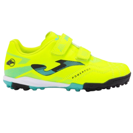 Chlapecké fotbalové kopačky turfy JOMA-Powerful 2411 K TF fluorescent yellow