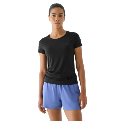 Dámské tréninkové triko s dlouhým rukávem 4F-TSHIRT FNK-WAW24TFTSF1011-20S-DEEP BLACK