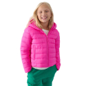 Dívčí bunda 4F JUNIOR-DOWN JACKET-JWAW24TDJAF449-55S-HOT PINK - 