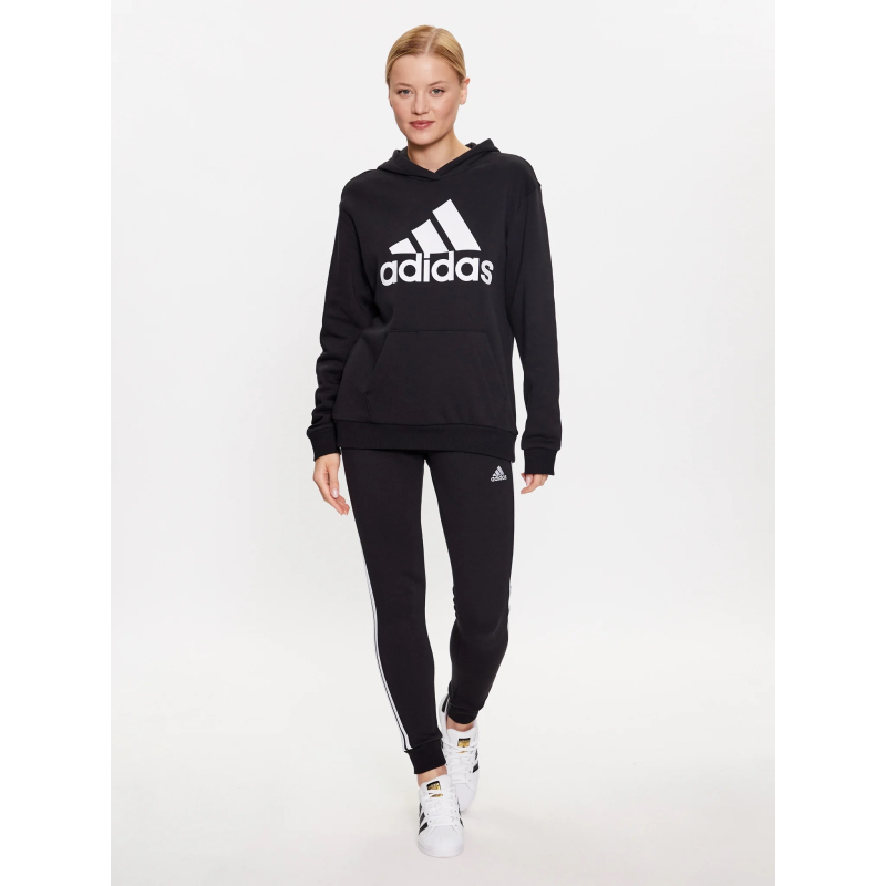 Dámské tepláky ADIDAS-W 3S FL C PT-HZ5753-Black - 