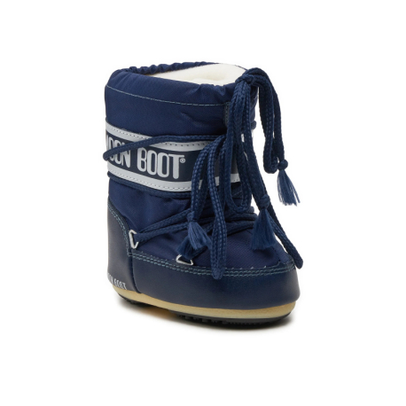 Dětské kotníkové zimní boty MOON BOOT-ICON MINI NYLON, 002 blue