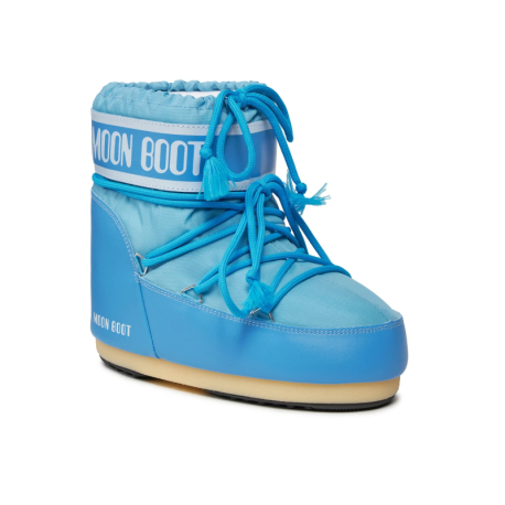 Kotníkové zimní boty MOON BOOT-ICON LOW NYLON, 015 alaskan-blue