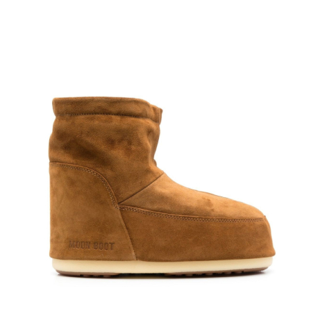 Kotníkové zimní boty MOON BOOT-ICON LOW NOLACE SUEDE, 002 cognac