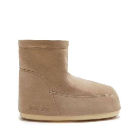 Kotníkové zimní boty MOON BOOT-ICON LOW NOLACE SUEDE, 004 sand