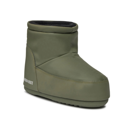 Kotníkové zimní boty MOON BOOT-ICON LOW NOLACE RUBBER, 002 khaki