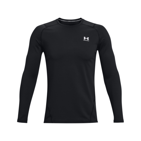 Pánské kompresní tričko s dlouhým rukávem UNDER ARMOUR-UA CG Armour Fitted Crew-BLK