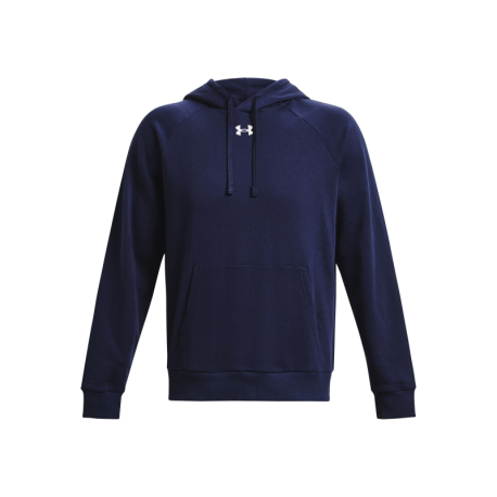 Pánska zateplená mikina s kapucňou UNDER ARMOUR-UA Rival Fleece Hoodie-BLU I