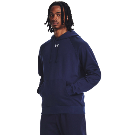 Pánská zateplená mikina s kapucí UNDER ARMOUR-UA Rival Fleece Hoodie-BLU I