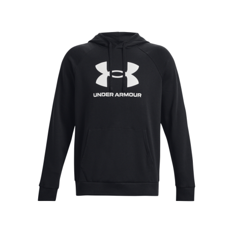 Pánska zateplená mikina s kapucňou UNDER ARMOUR-UA Rival Fleece Logo HD-BLK