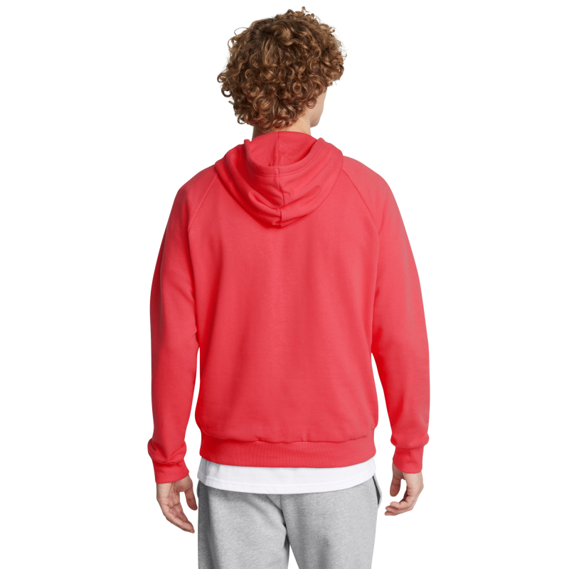 Pánska zateplená mikina s kapucňou UNDER ARMOUR-UA Rival Fleece Logo HD-RED I - 