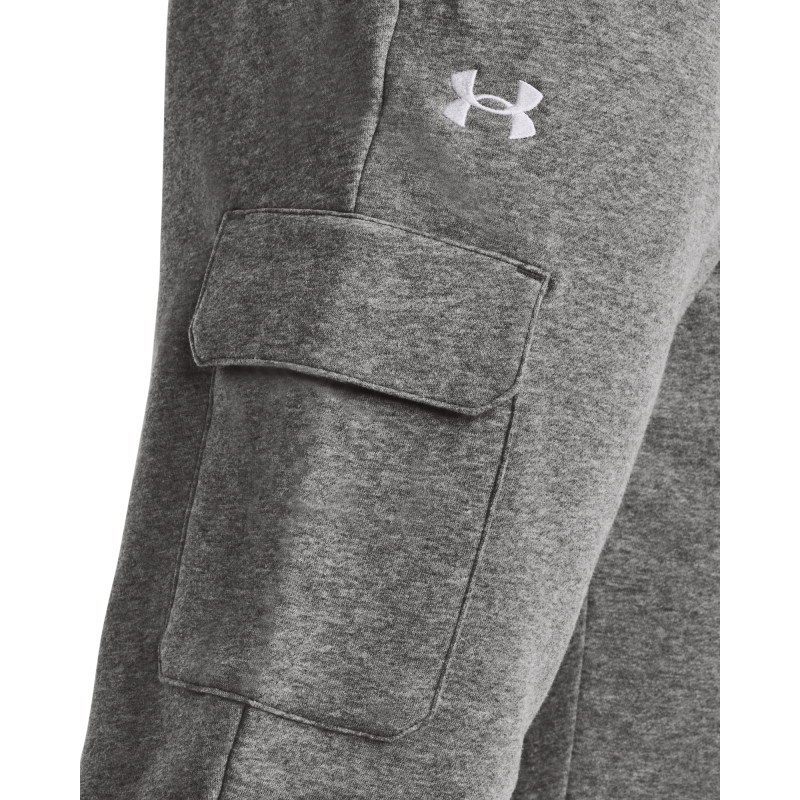 Pánske zateplené tepláky UNDER ARMOUR-UA Rival Fleece Cargo Jogger-GRY - 