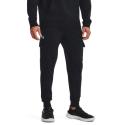 Pánske zateplené tepláky UNDER ARMOUR-UA Rival Fleece Cargo Jogger-BLK - 