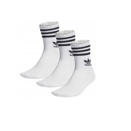 Ponožky ADIDAS ORIGINALS-3 PACK-CREW SOCK-WHITE