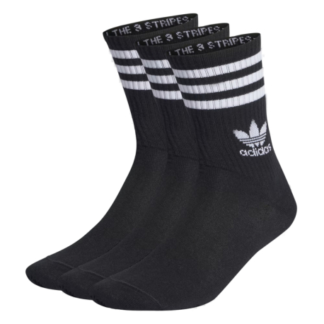 Ponožky ADIDAS ORIGINALS-3 PACK-CREW SOCK-BLACK